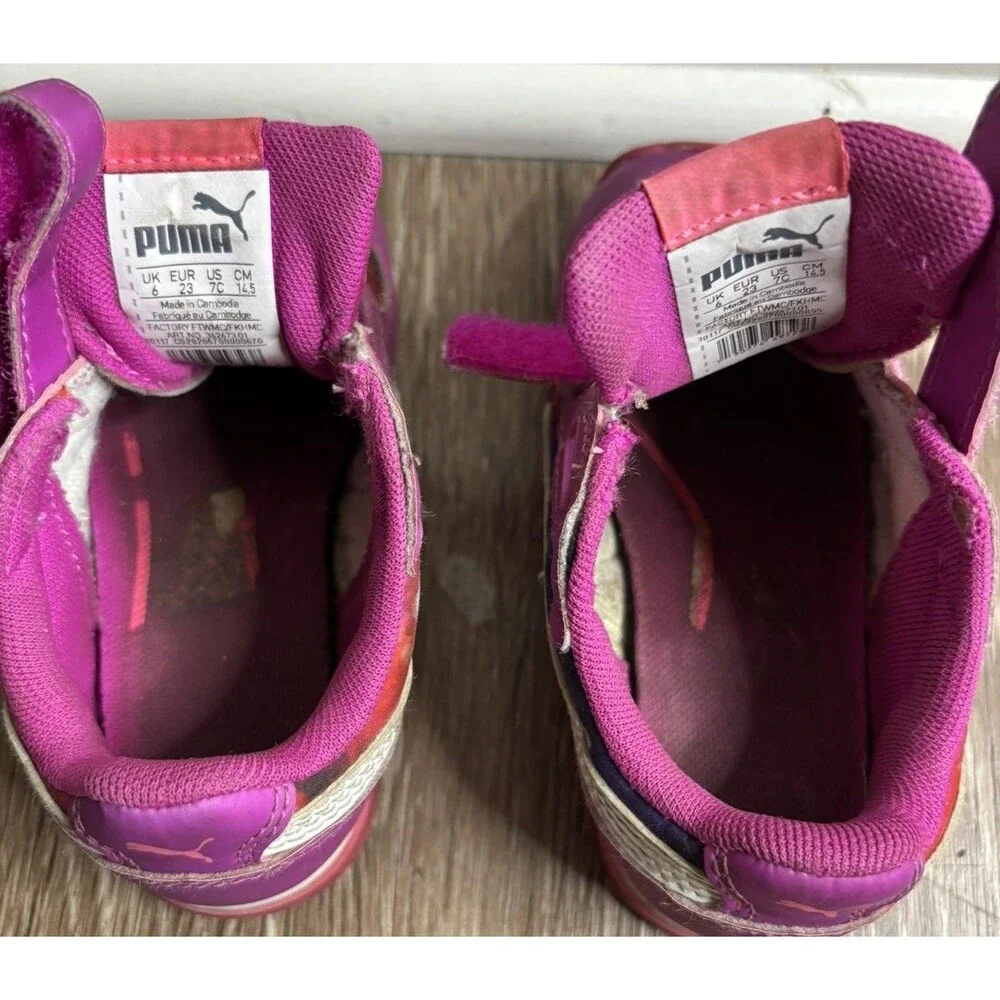 Pink Puma ST Runner NL Lights Soft Foam Toddler Girls Sneaker Shoes size 7C